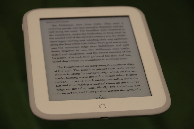 Illustration for article titled Barnes and Noble's New Nook GlowLight Is White, Light, and Bright